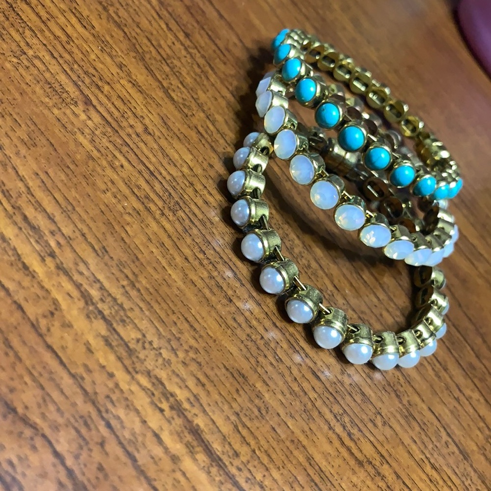 3 plunder Chunky magnetic closure bracelets